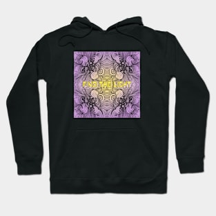 Find the Light Fractal, Purple Hoodie